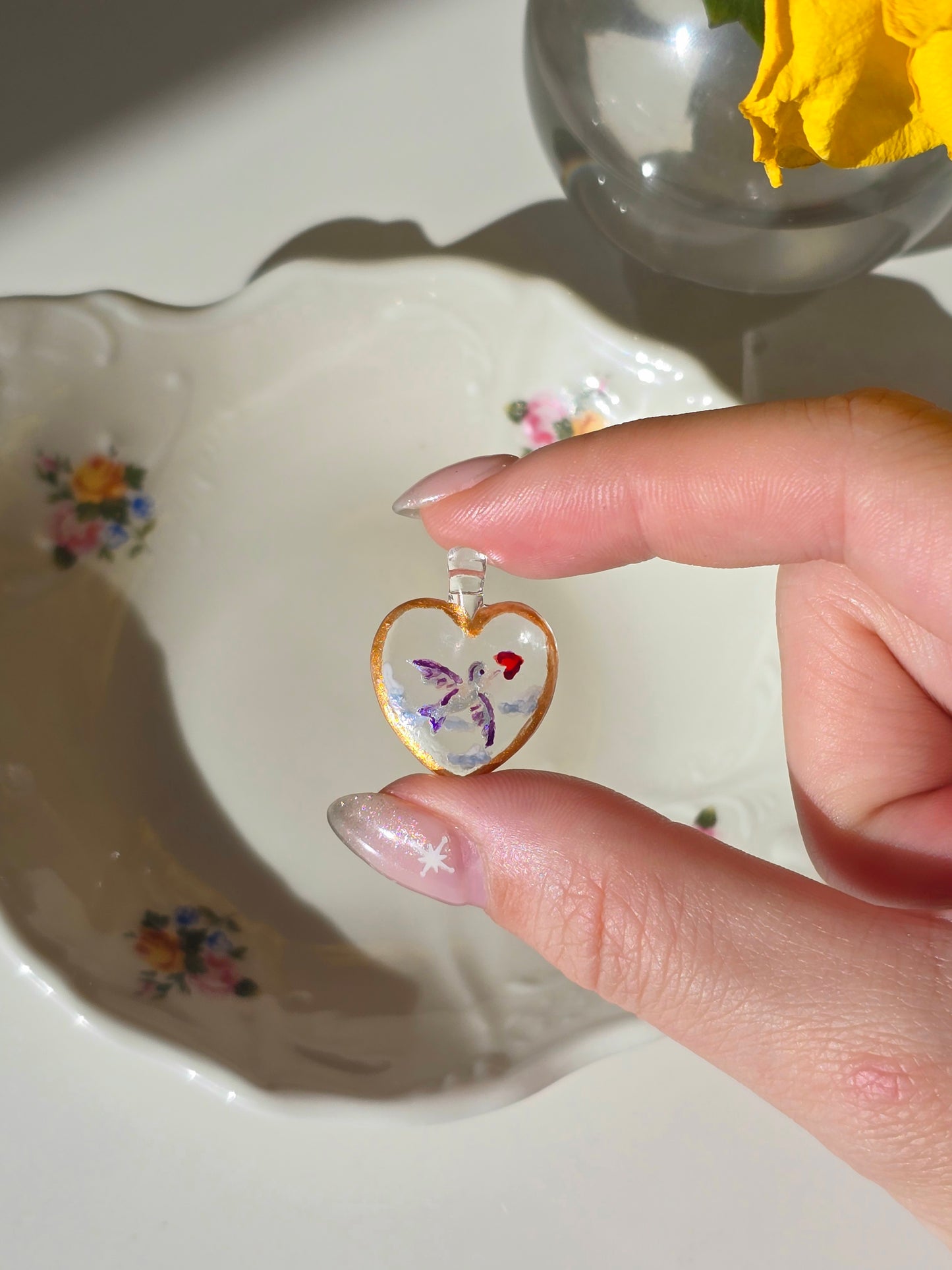 Cupid's Sparrow Pendant